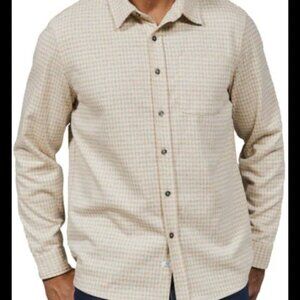 7 Diamonds Generation Houndstooth Knit Button Down Shirt Size Large